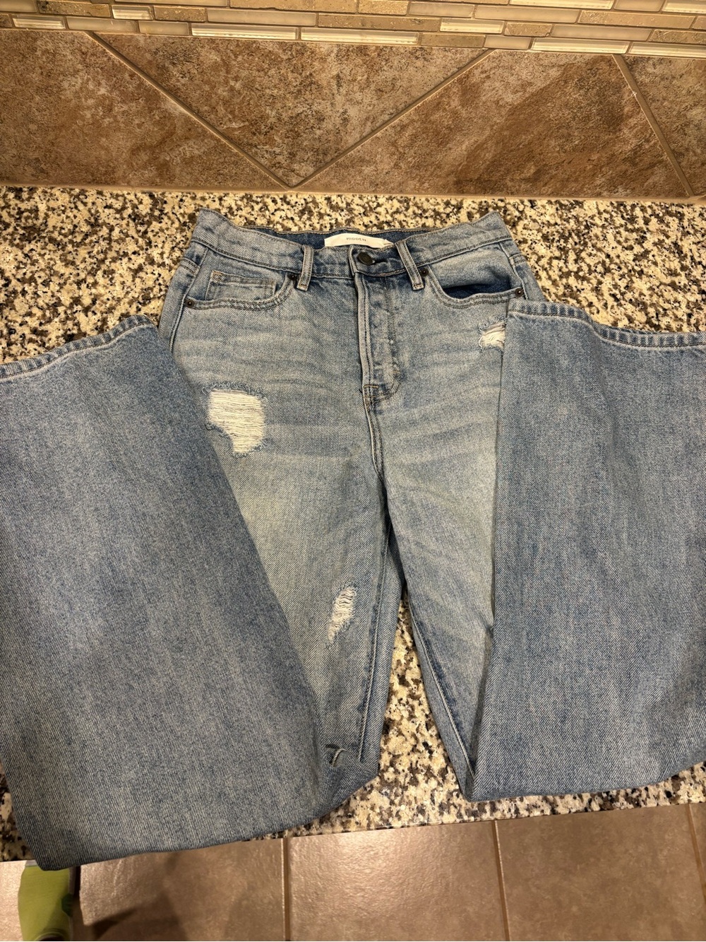 Hidden Logan Distressed Dad Jeans - Picture 2 of 7